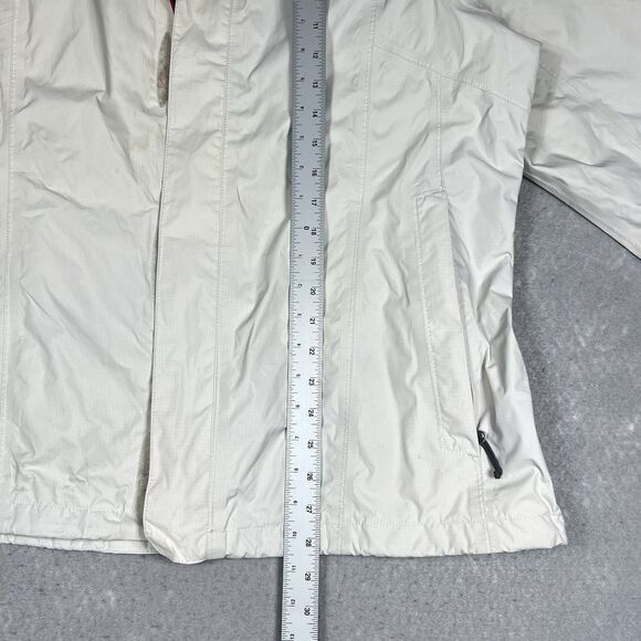 The North Face HyVent 3 in 1 Zip-Up Hooded Jacket Women’s XL Beige/ Pink - Picture 10 of 15